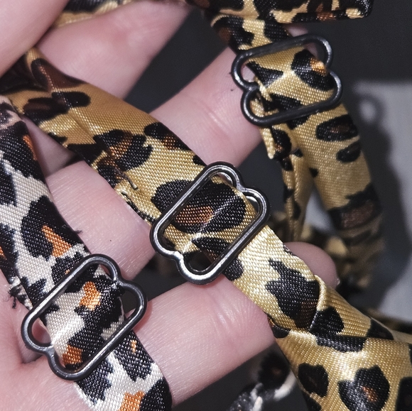 Leopard print tie and bowtie set - Picture 2 of 6